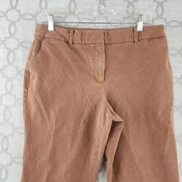 Talbots Newport Curvy Pants Brown Women's  14P - Picture 4 of 10